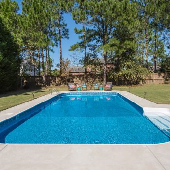 Freeform pool in North Carolina