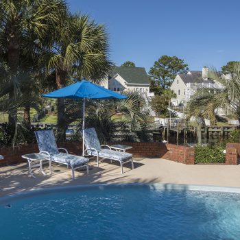Luxury pool in garden