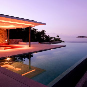 infinity swimming pool near beach